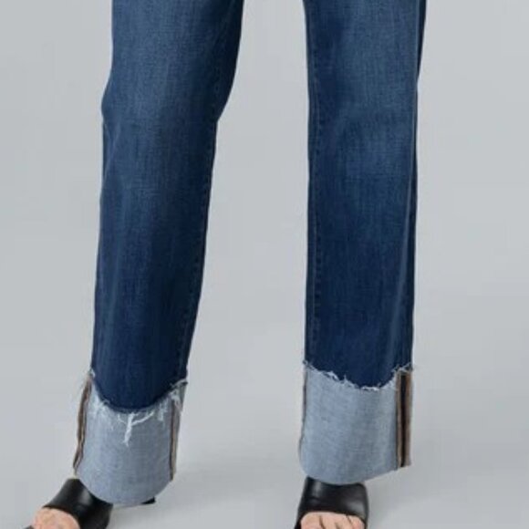 NWT Ceros Piper & Scoot Wide Legged Cuffed Jeans - Picture 3 of 6